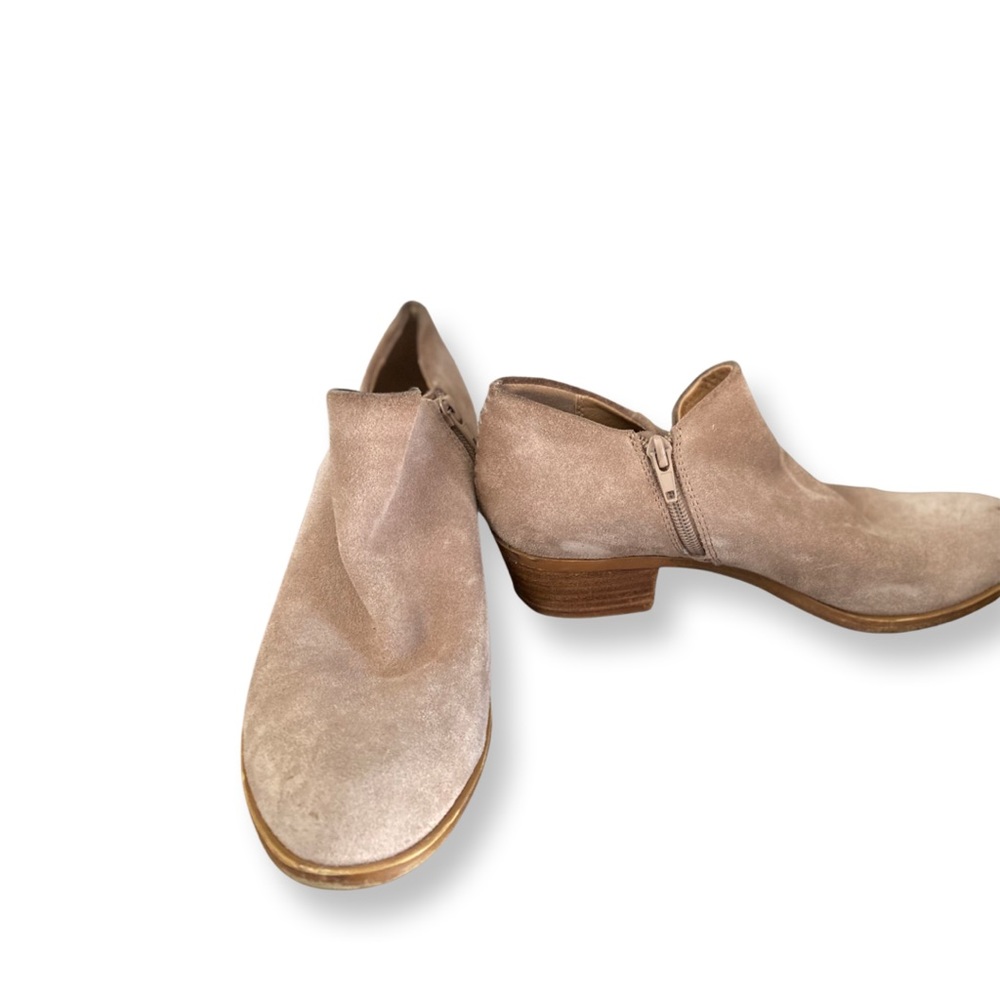 Tan Lucky Brand Ankle Booties